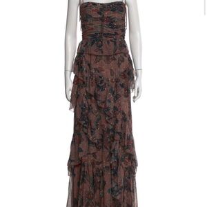 Elegant Ulla Johnson Floral Silk Dress